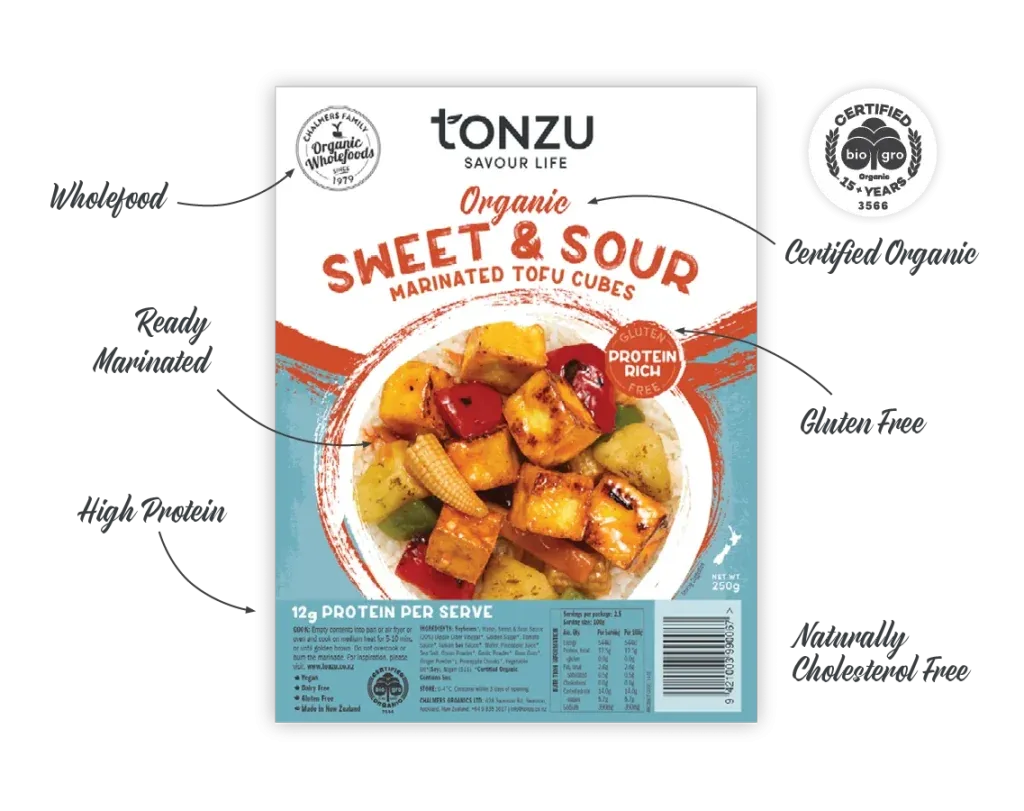 Sweet & Sour Tofu Cubes