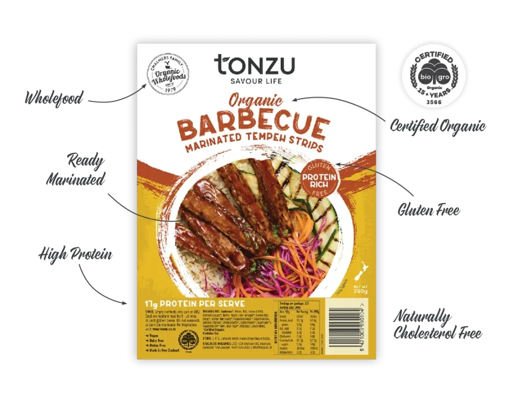BBQ Tempeh Strips